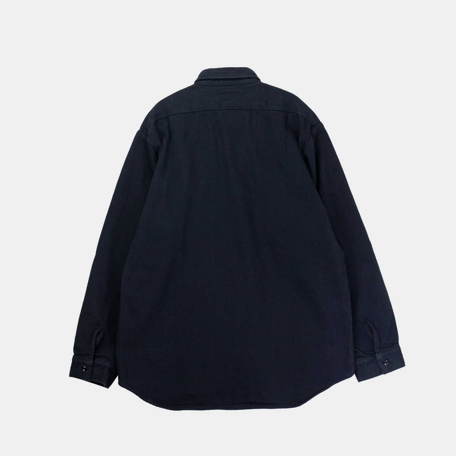 orSlow RELAX FIT FLANNEL SHIRT, Navy - Image 5