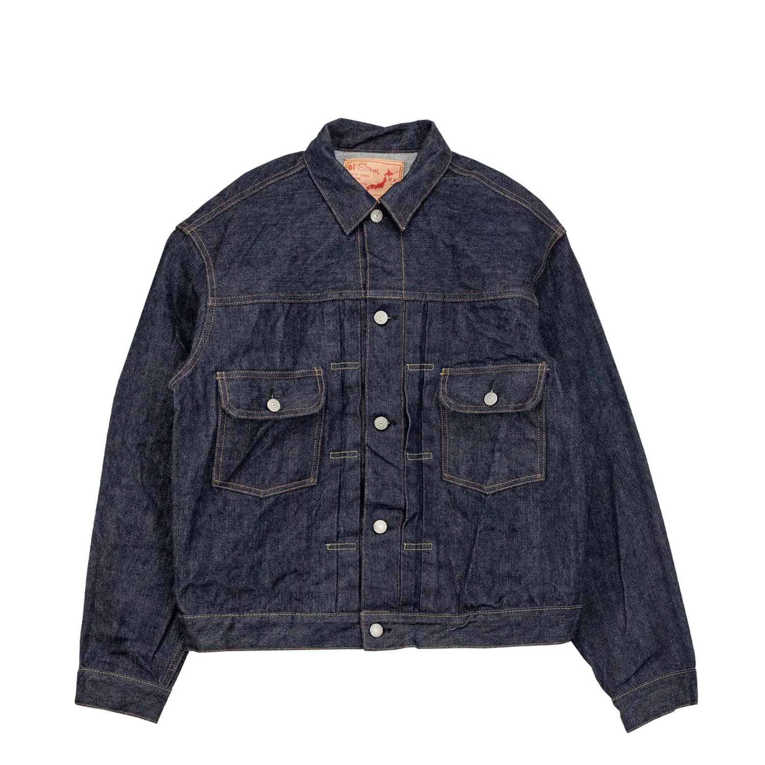 orSlow 1950'S TYPE 2 DENIM JACKET, Onewash Selvage