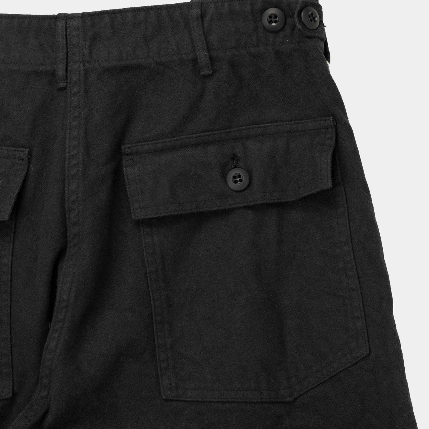 orSlow US ARMY FATIGUE PANTS, Black - Image 4