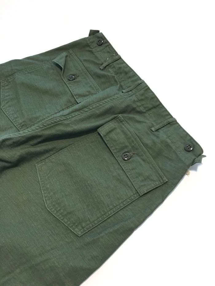 orSlow US ARMY FATIGUE PANTS, Green - Image 2