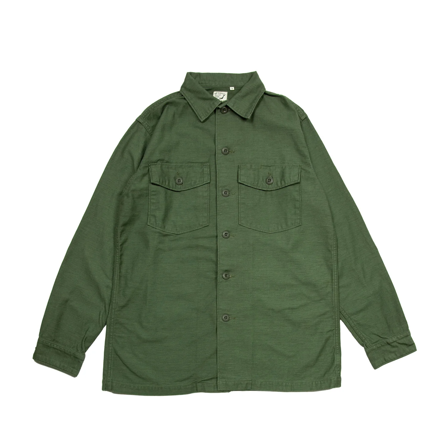 orSlow U.S ARMY FATIGUE SHIRT, Green