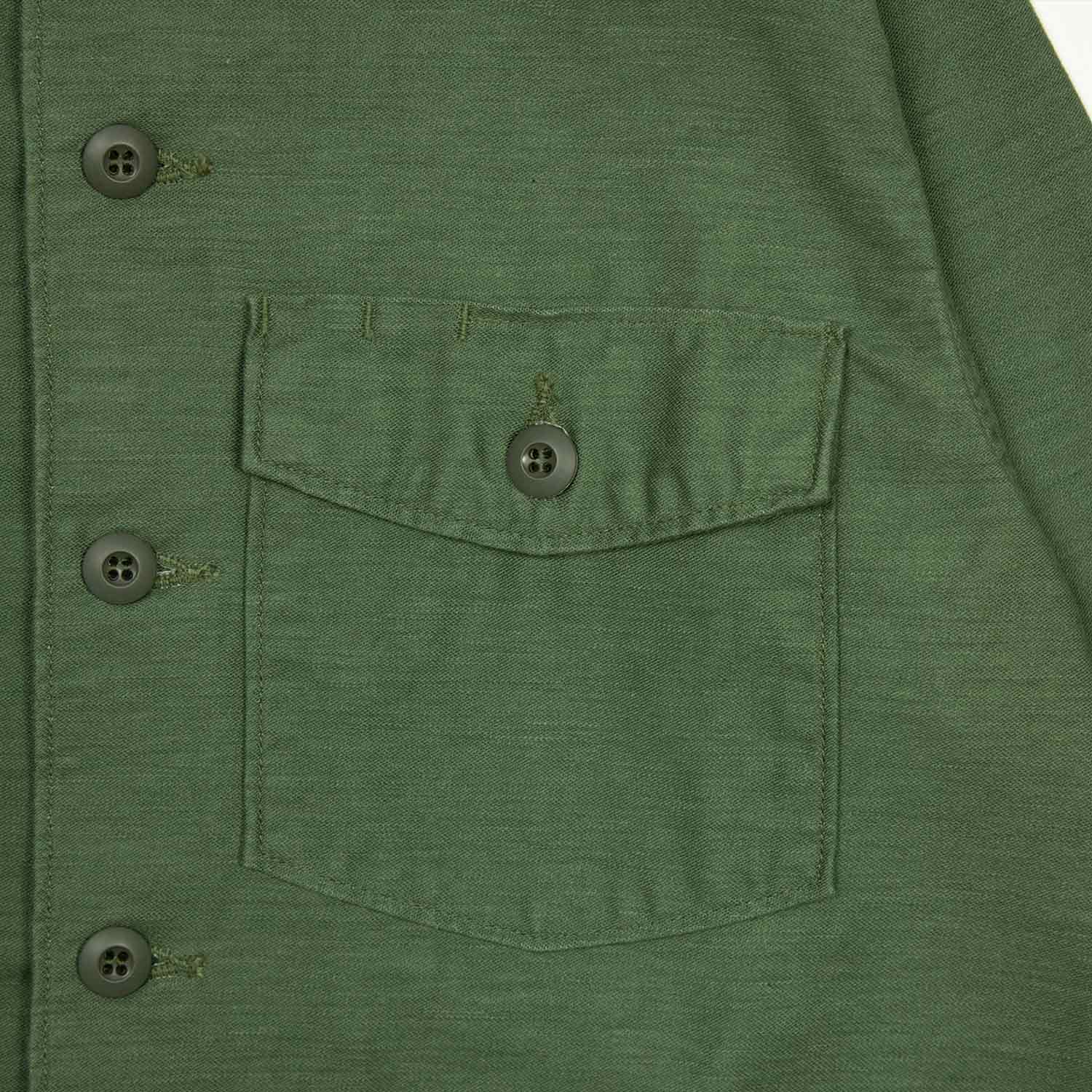 orSlow U.S ARMY FATIGUE SHIRT, Green - Image 4