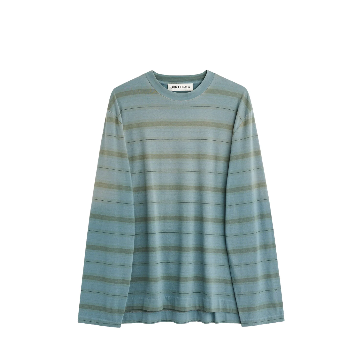 Our Legacy BOX LONGSLEEVE, Spray Fade Ghost Stripe