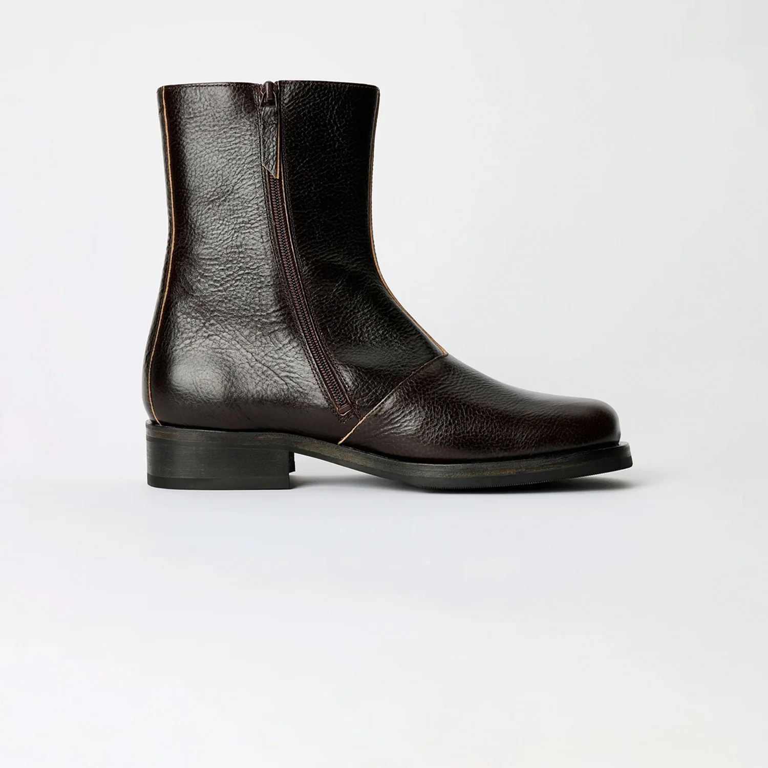 Our Legacy CAMION BOOT, Deep Americano Leather - Image 2