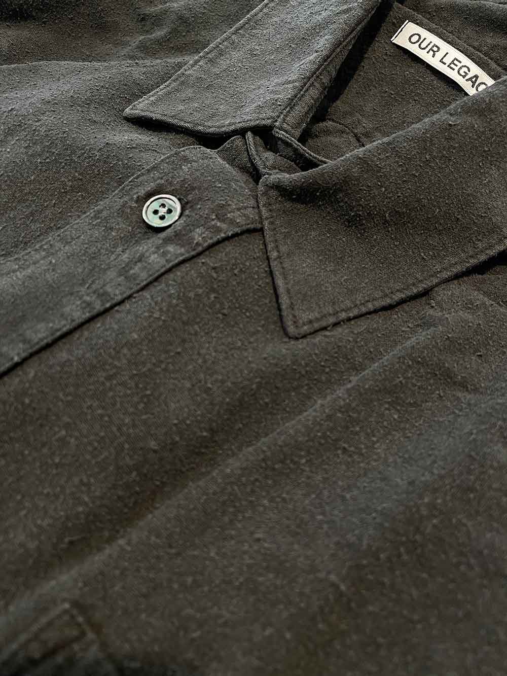 Our Legacy CLASSIC SHIRT, Black Silk - Image 2