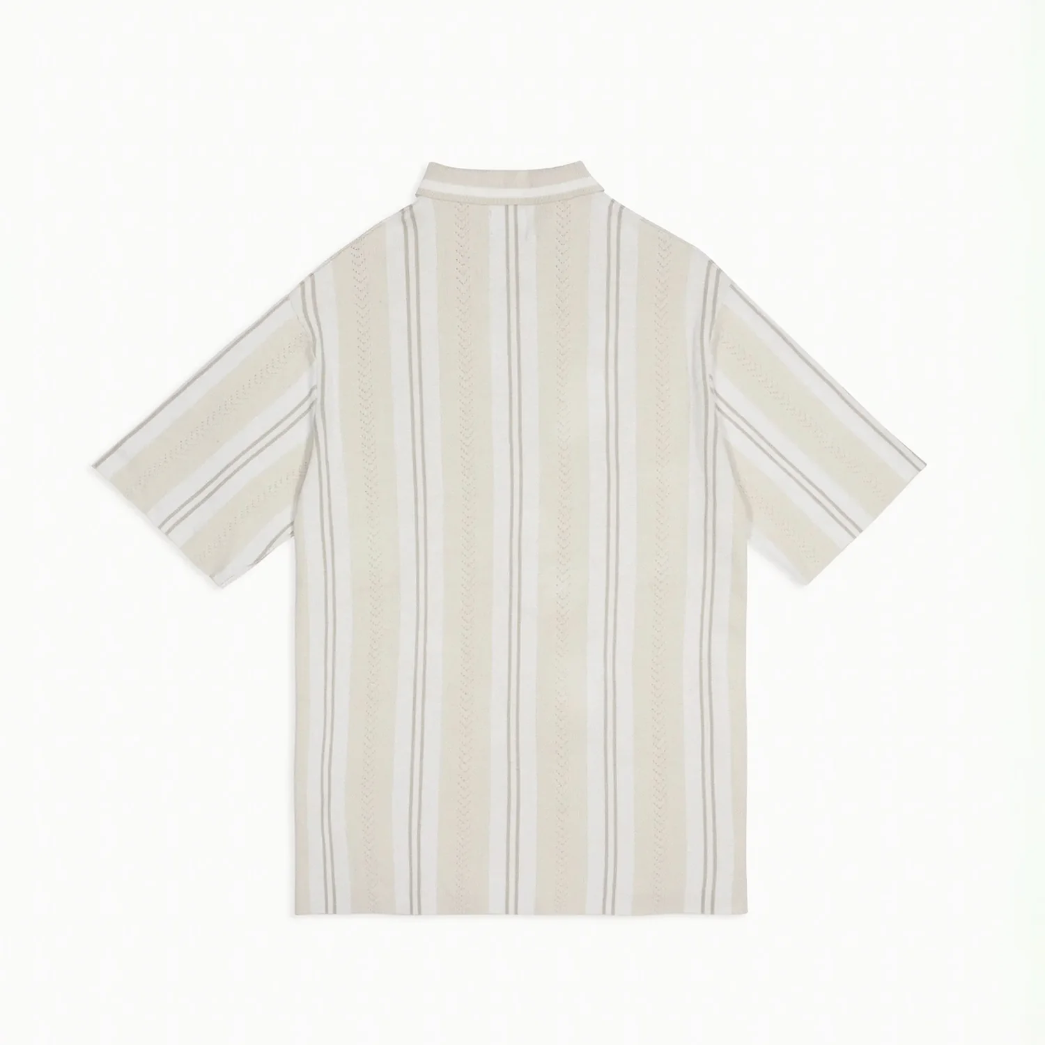 Patta KNITTED FOOTBALL SHIRT, Oatmeal - Image 2