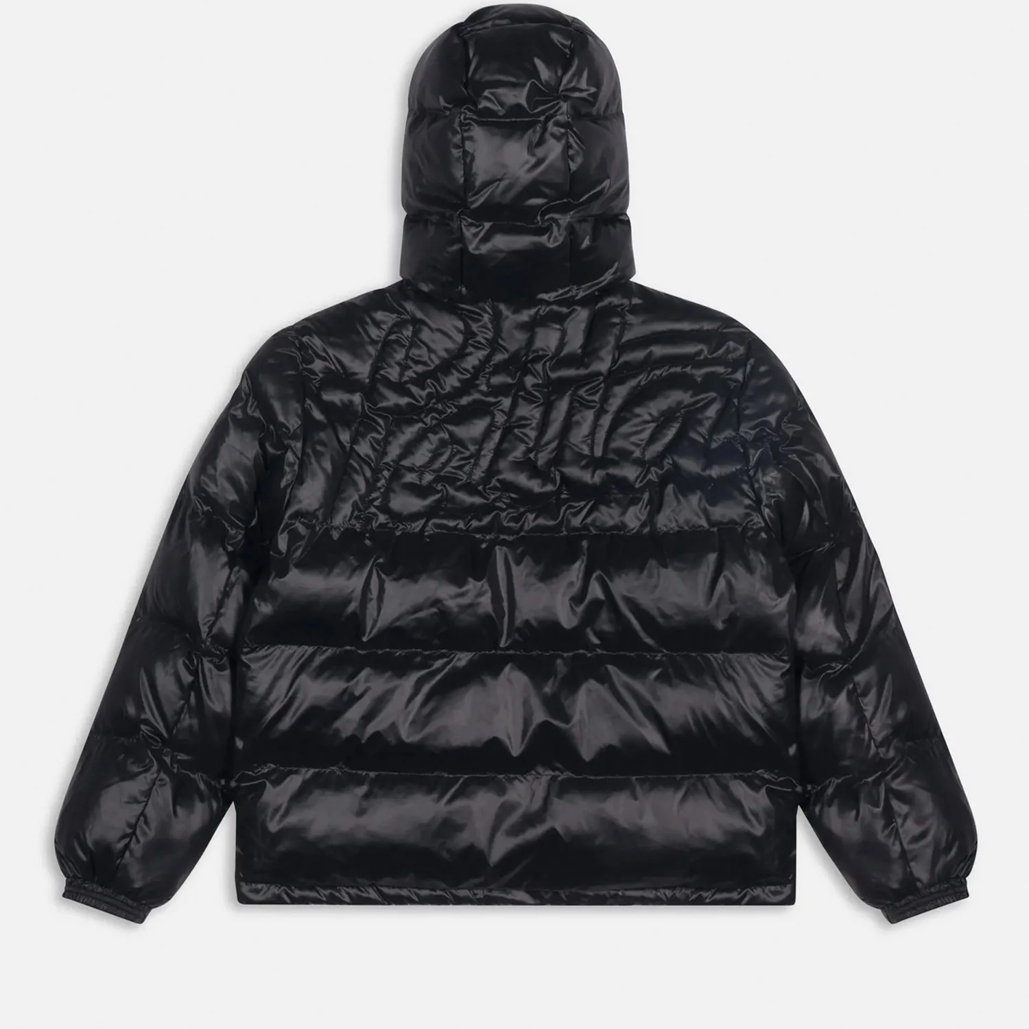 Patta QUILTED SCRIPT LOGO PUFFER JACKET, Black - Image 2