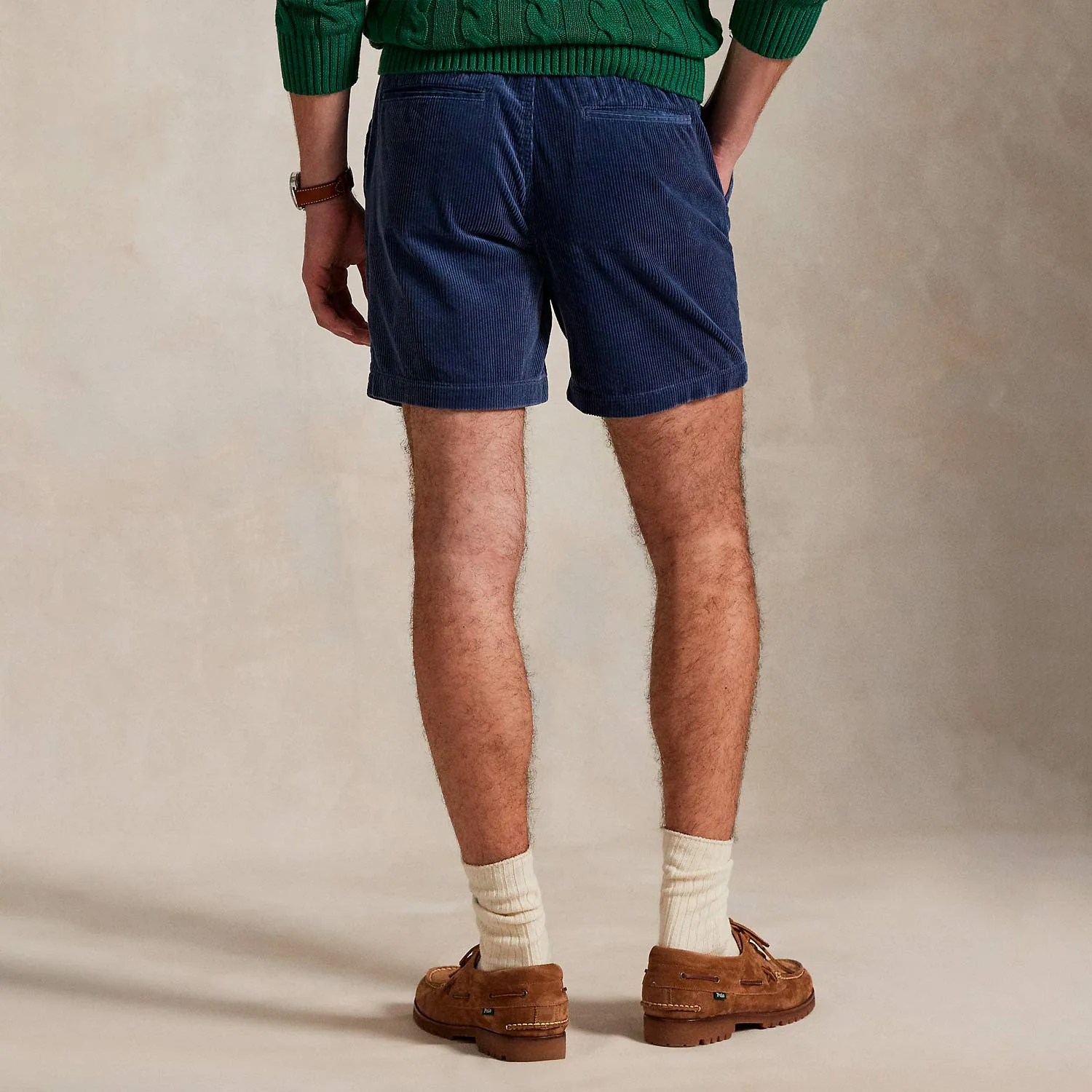 POLO Ralph Lauren CORDUROY PREPSTER SHORT, Navy - Image 3