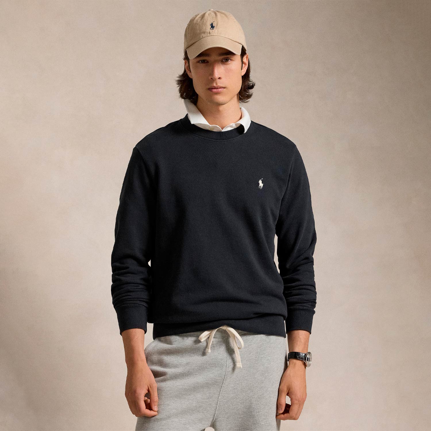 POLO Ralph Lauren LONGSLEEVE SWEATSHIRT, Black - Image 2