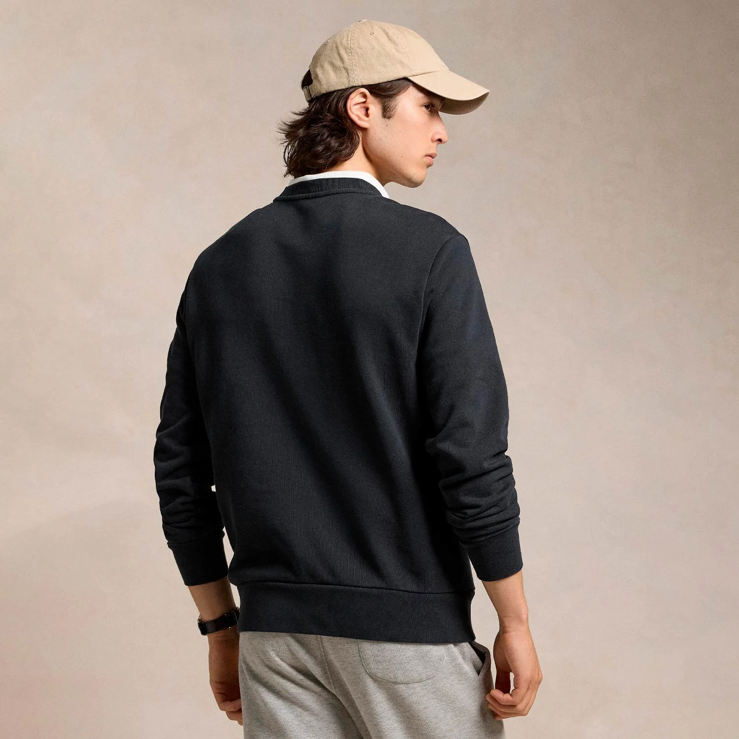 POLO Ralph Lauren LONGSLEEVE SWEATSHIRT, Black - Image 3