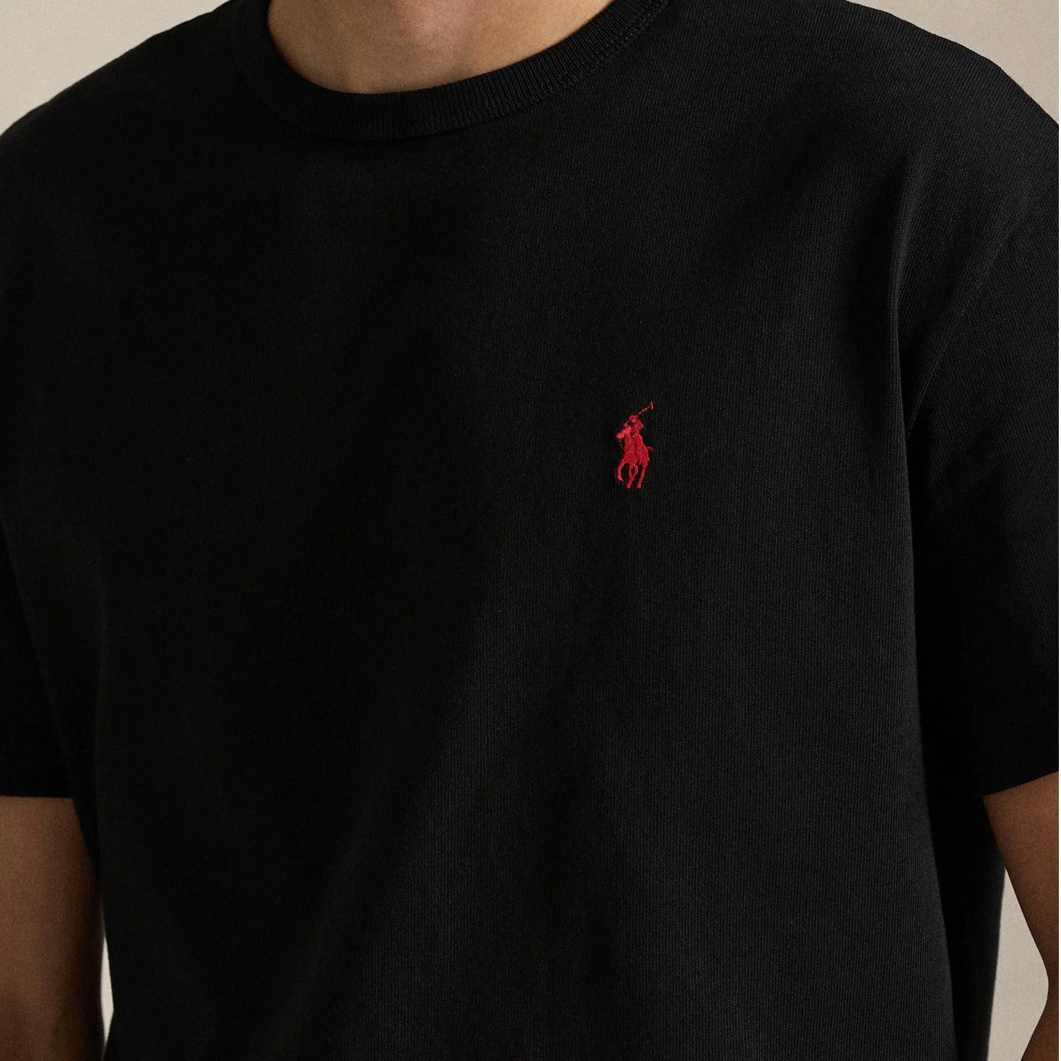 CLASSIC FIT JERSEY T-SHIRT, Black - Image 2