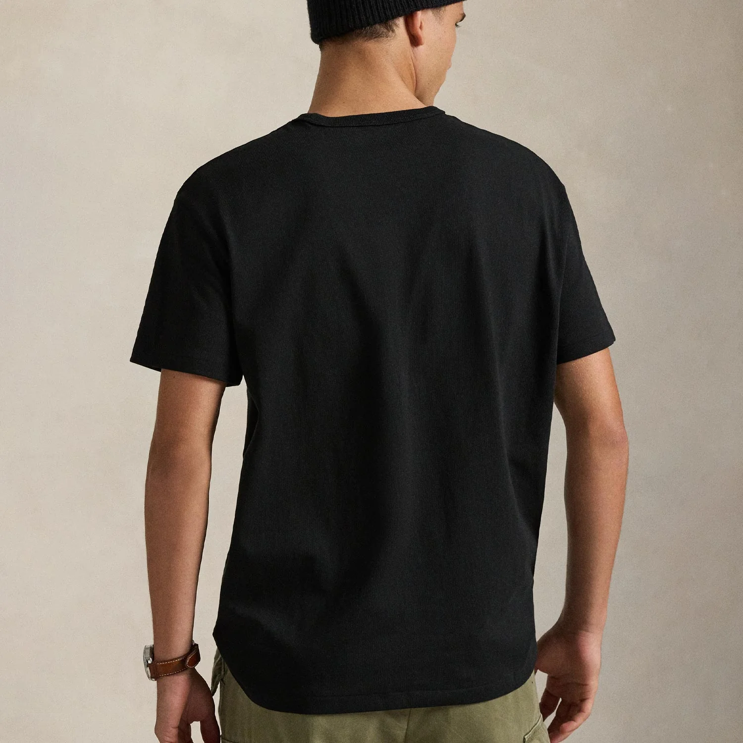 CLASSIC FIT JERSEY T-SHIRT, Black - Image 4