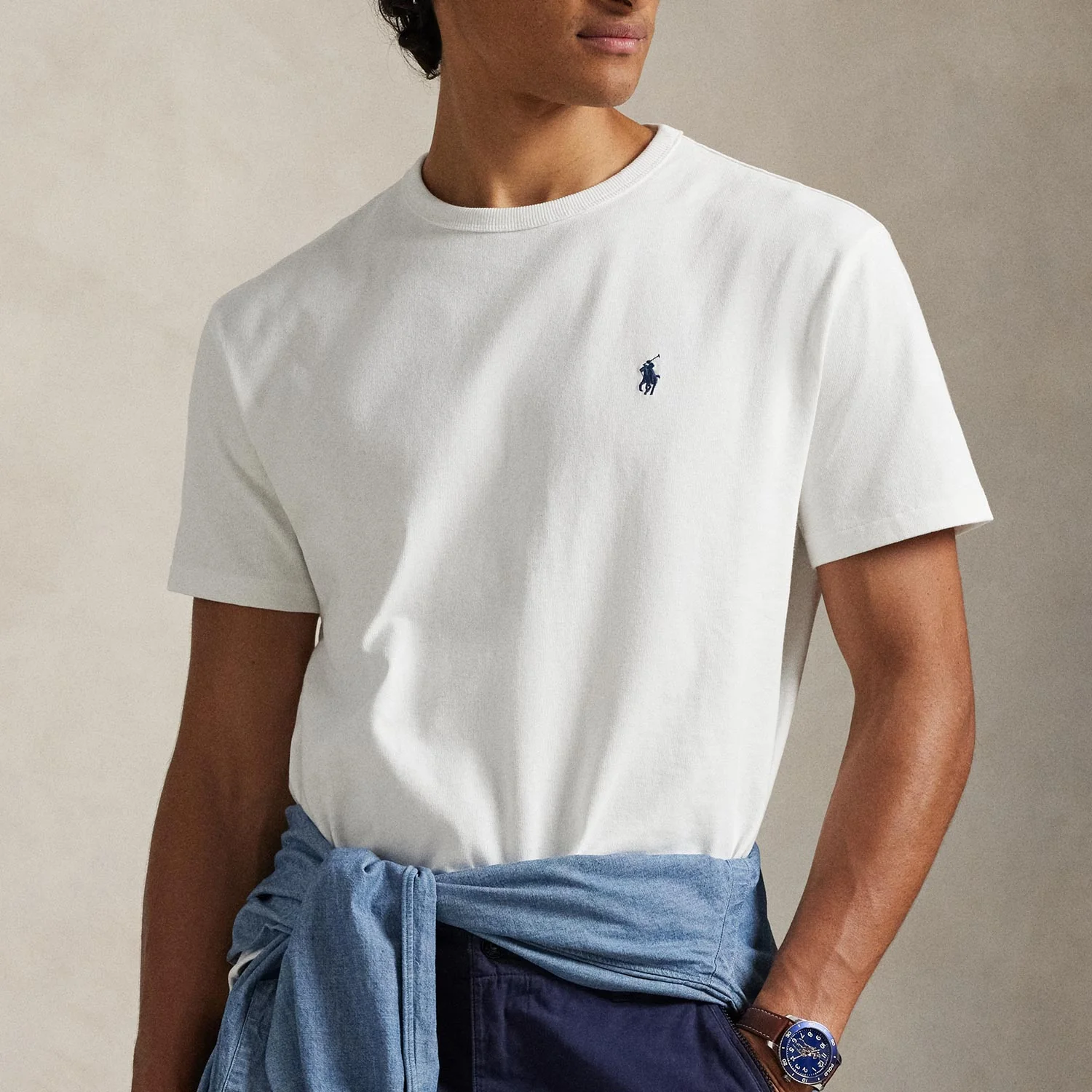 CLASSIC FIT JERSEY T-SHIRT, White - Image 3