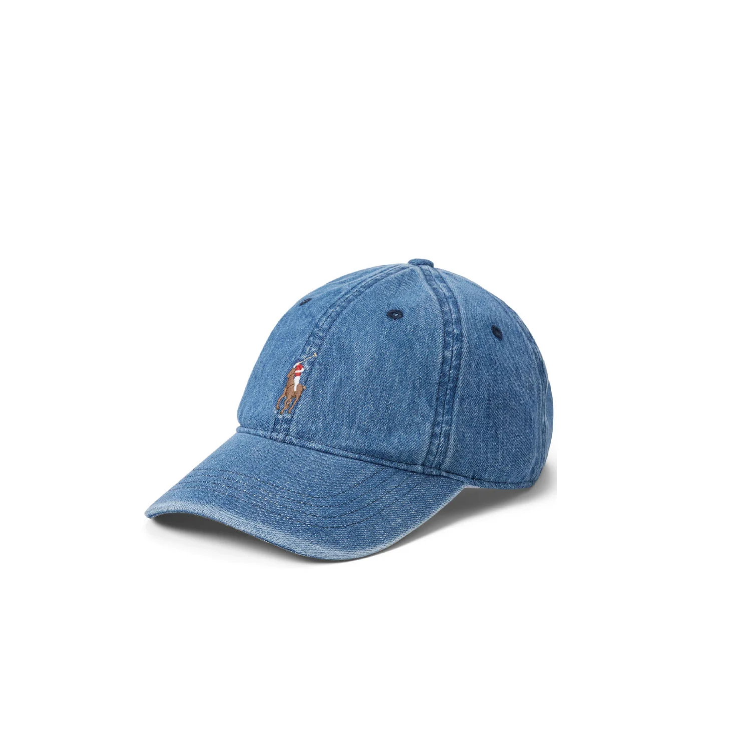 Polo Ralph Lauren COTTON DENIM BALL CAP, Blue