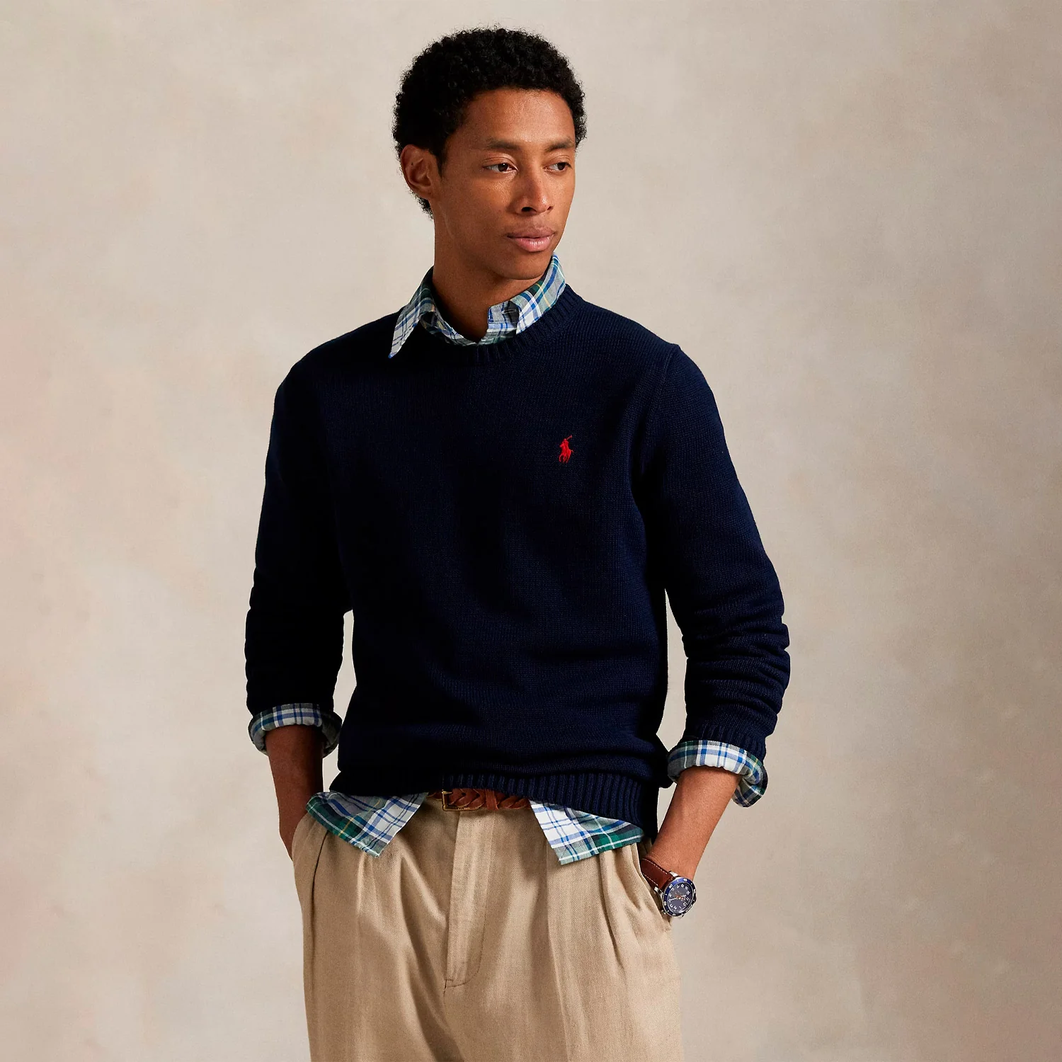 Polo Ralph Lauren KNITTED SWEATER, Hunter Navy - Image 2