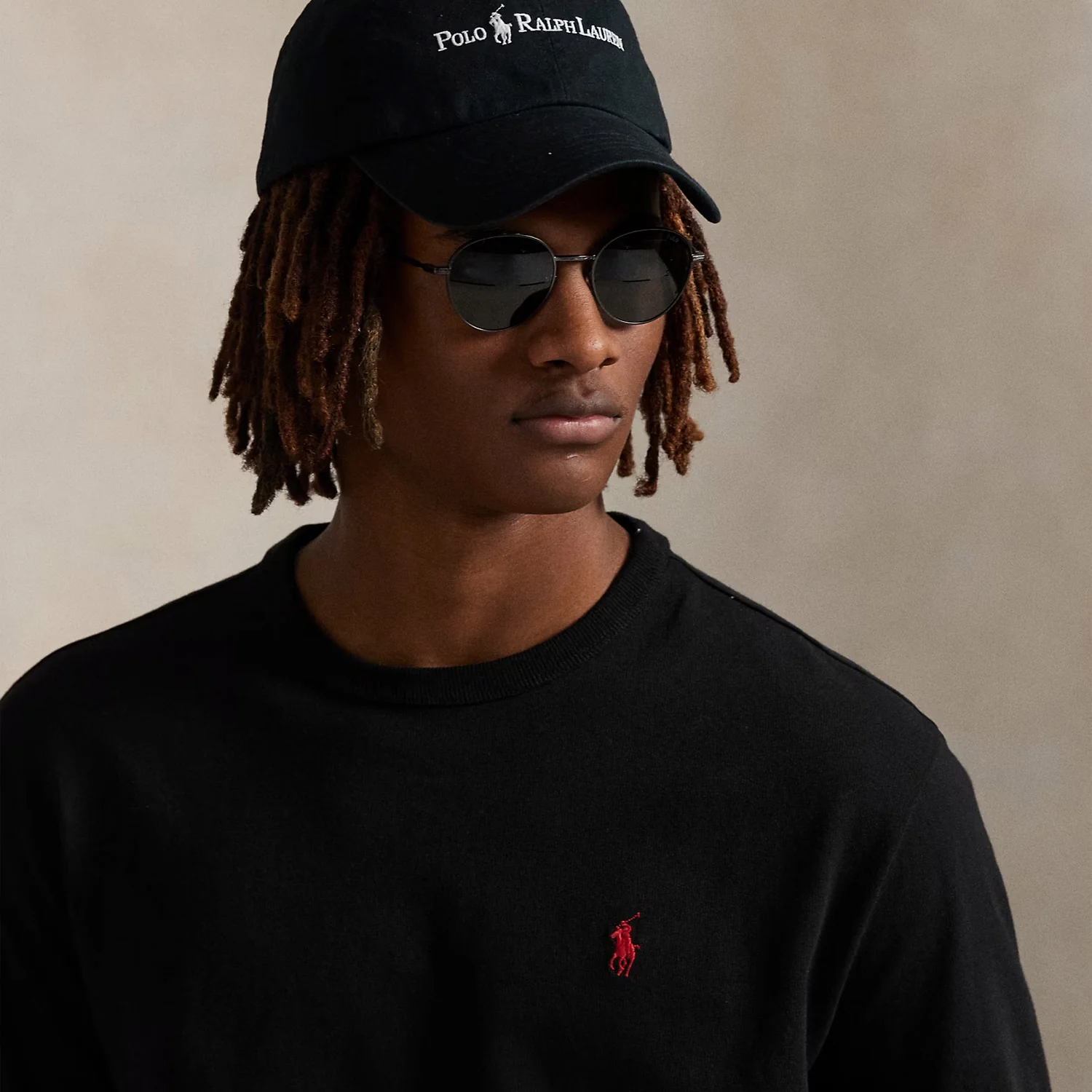 Polo Ralph Lauren LONG SLEEVE T-SHIRT, Black - Image 2