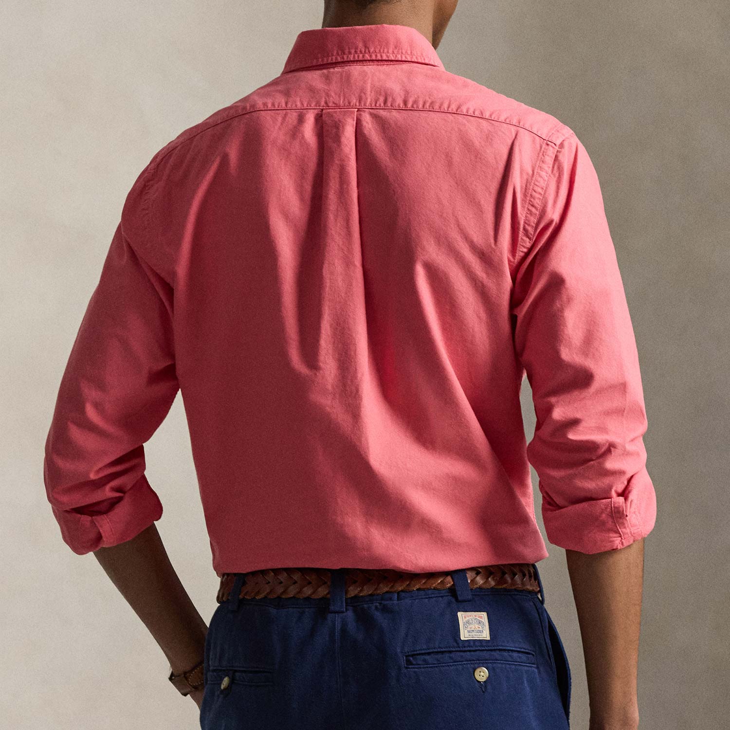 Polo Ralph Lauren LONGSLEEVE SPORT SHIRT, Pale Red - Image 4