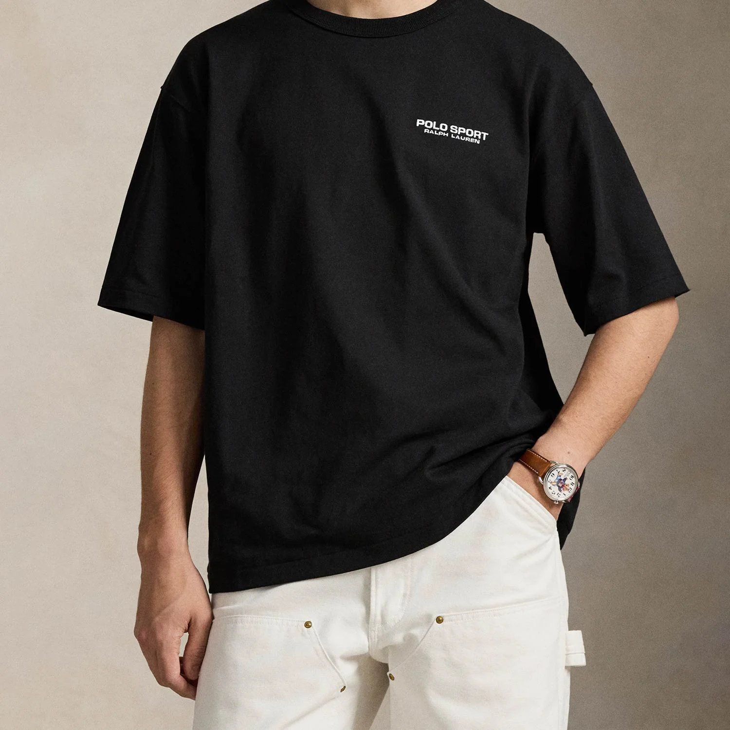 Polo Ralph Lauren POLO SPORT T-SHIRT, Black - Image 3