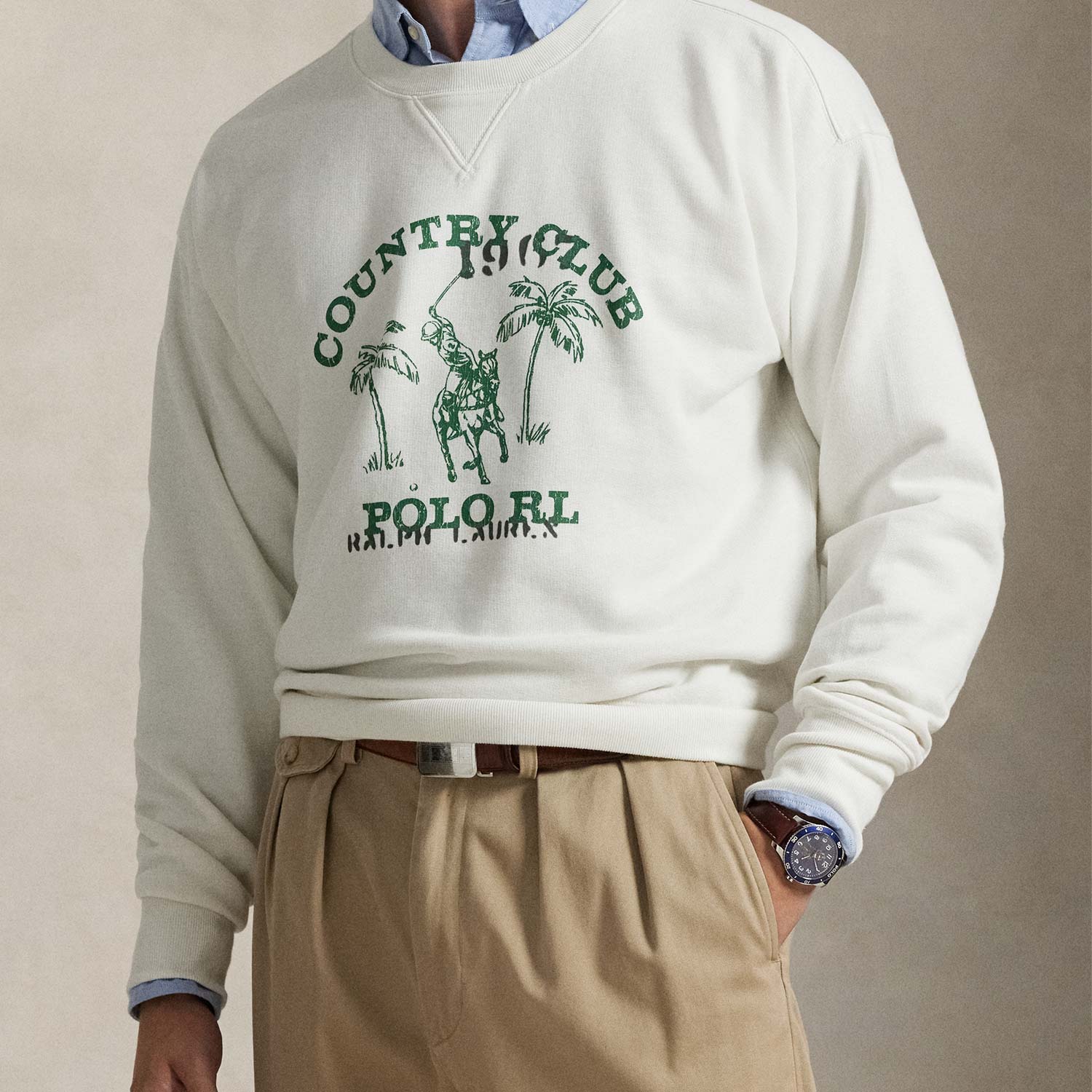 Polo Ralph Lauren PRINT SWEATSHIRT, Nevis - Image 2