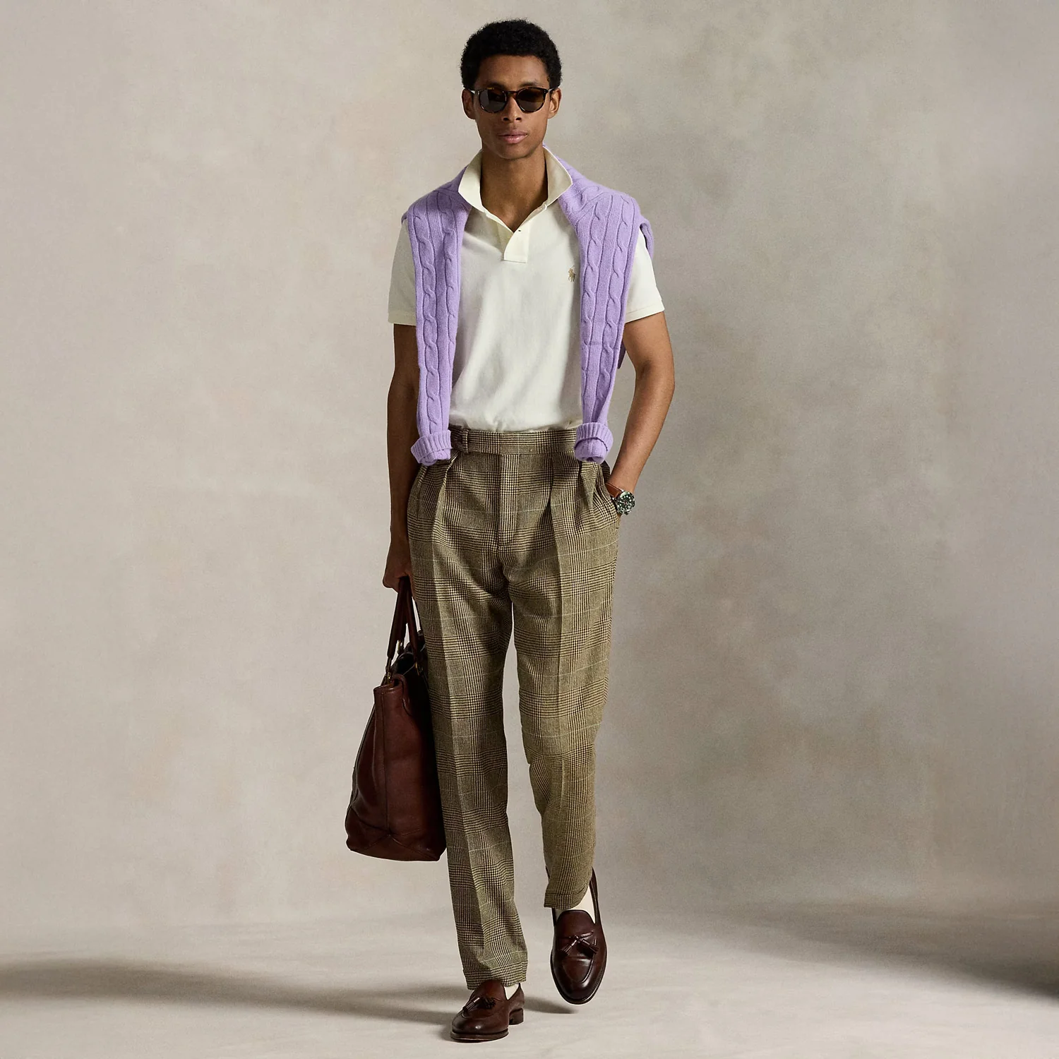 Polo Ralph Lauren SHORT SLEEVE POLO SHIRT, Parchment Cream - Image 2