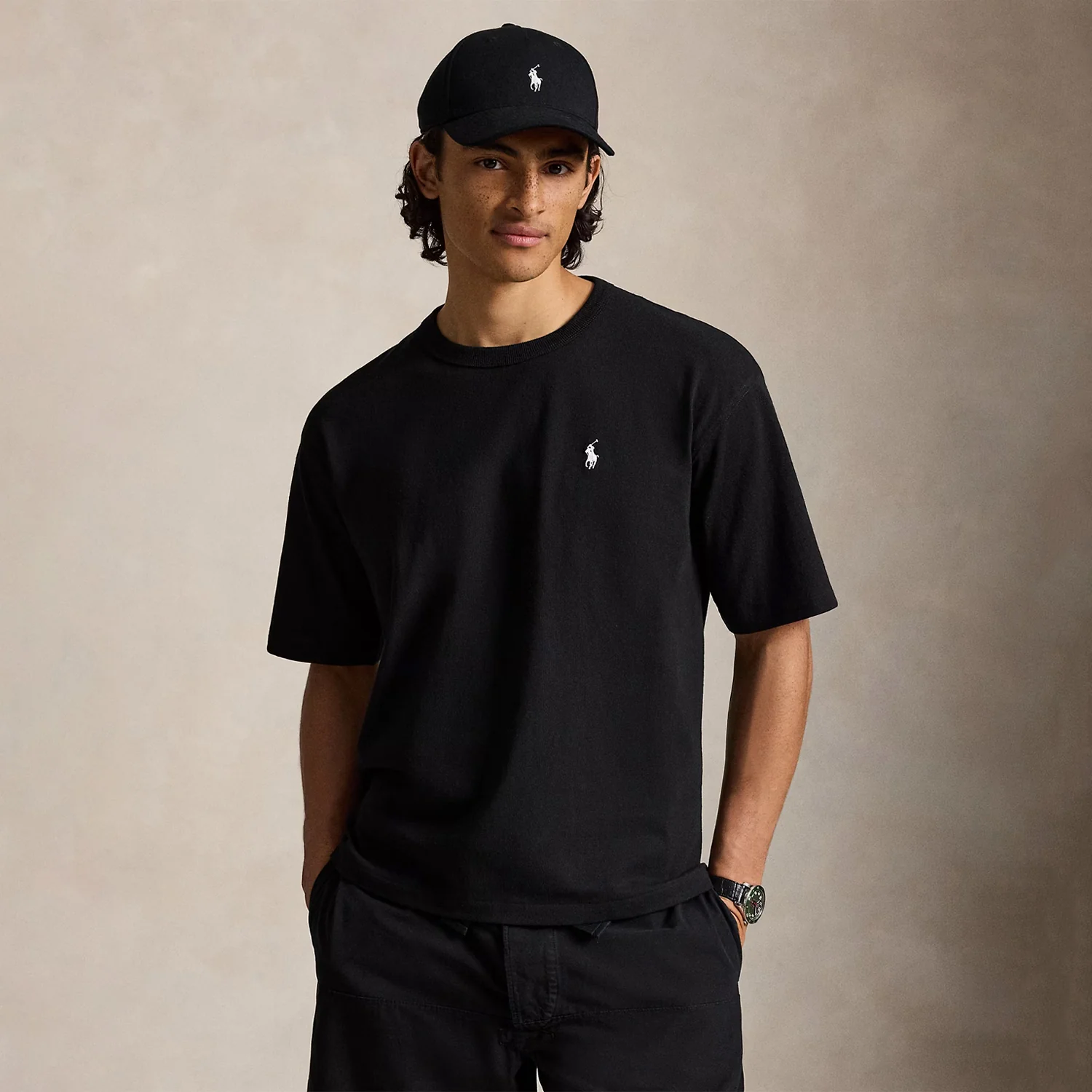 Polo Ralph Lauren RELAXED FIT T-SHIRT, Black - Image 2