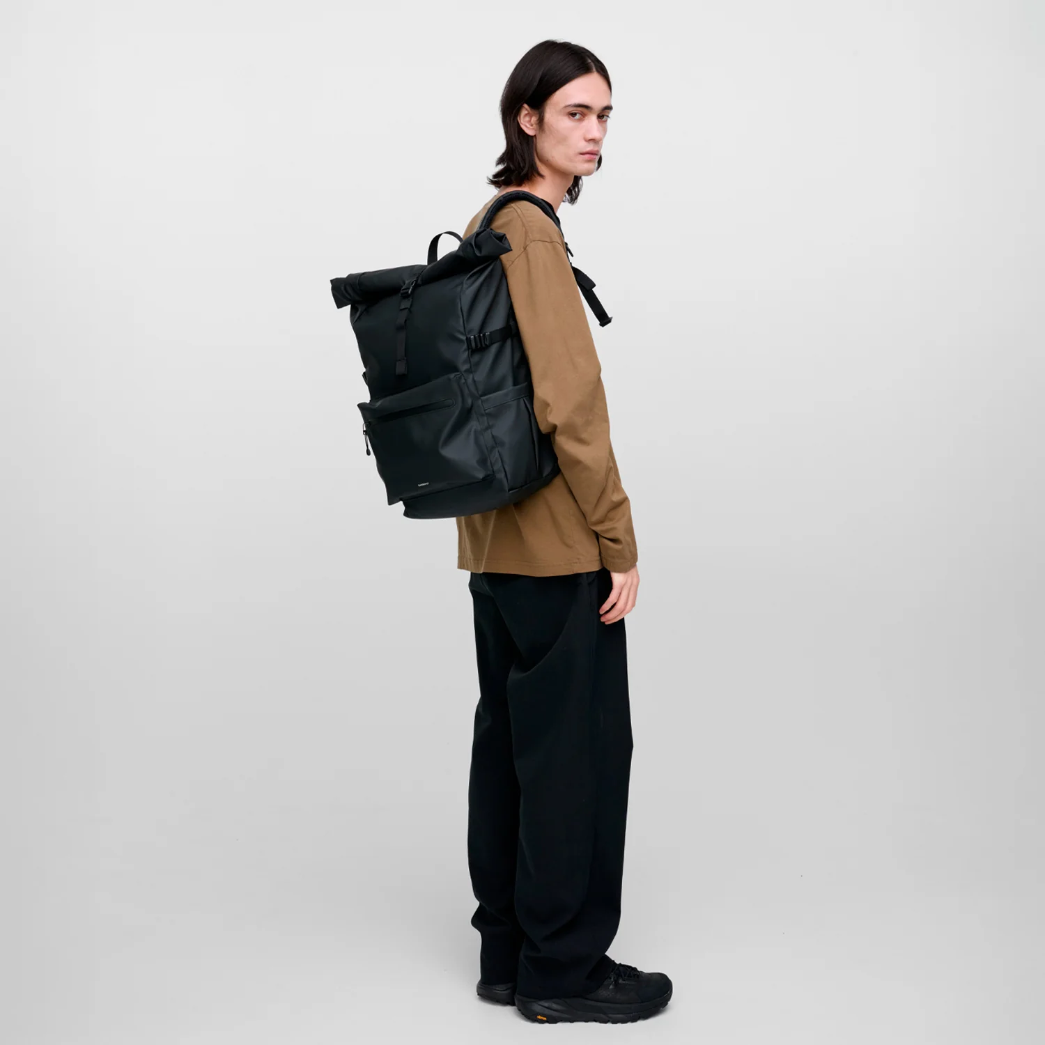 Sandqvist STREAM ROLLTOP BACKPACK LARGE, Black - Image 4