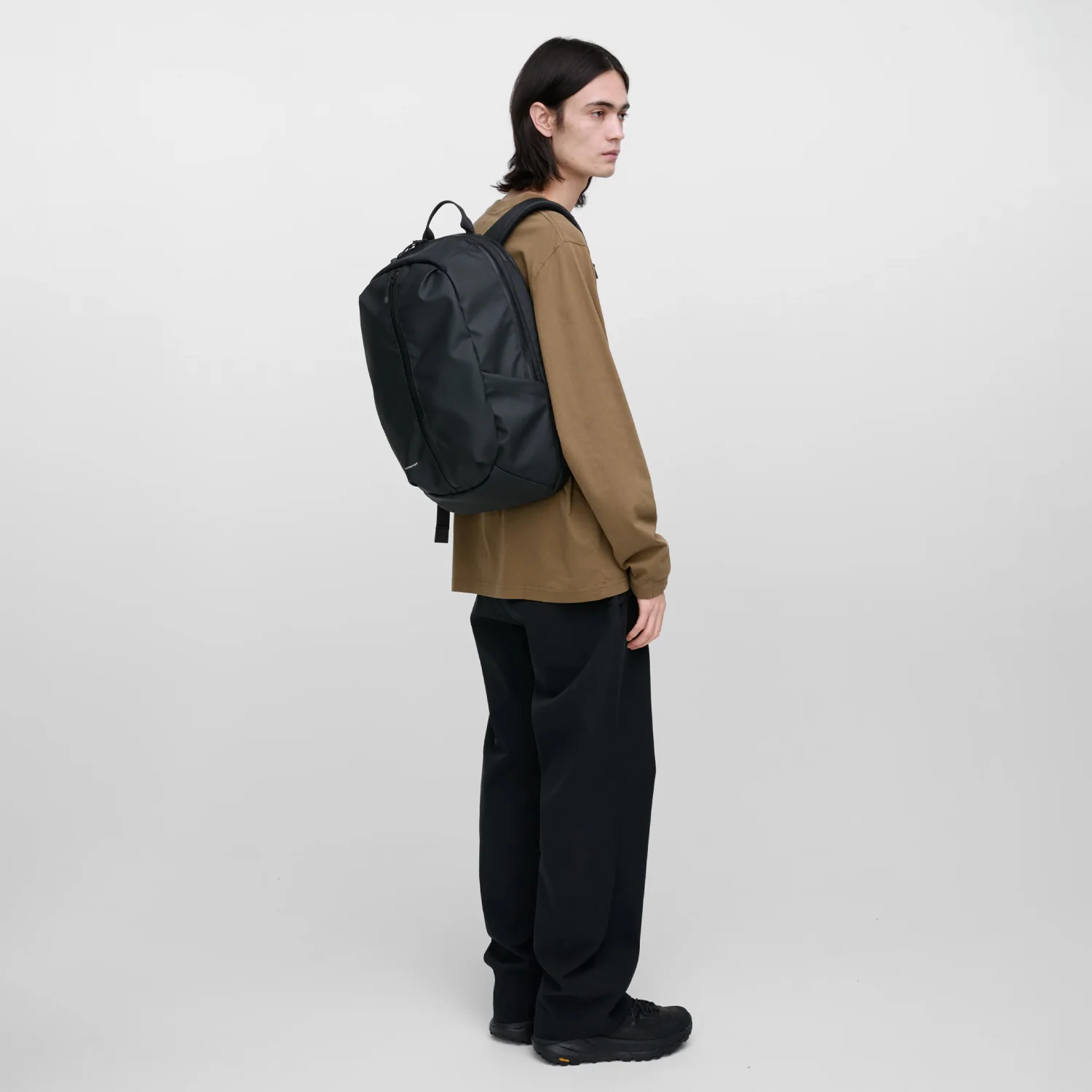 Sandqvist STREAM ZIPPER BACKPACK, Black - Image 3