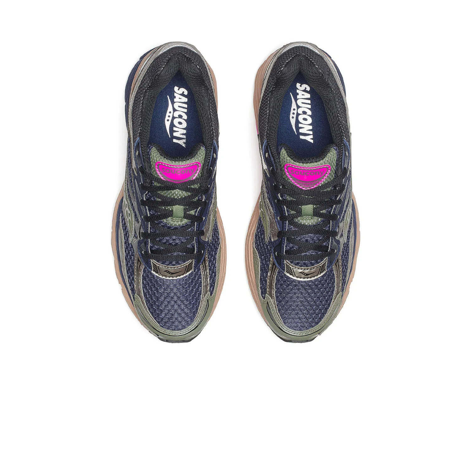 Saucony PROGRID OMNI 9 DISRUPT, Blue/Blush - Image 4