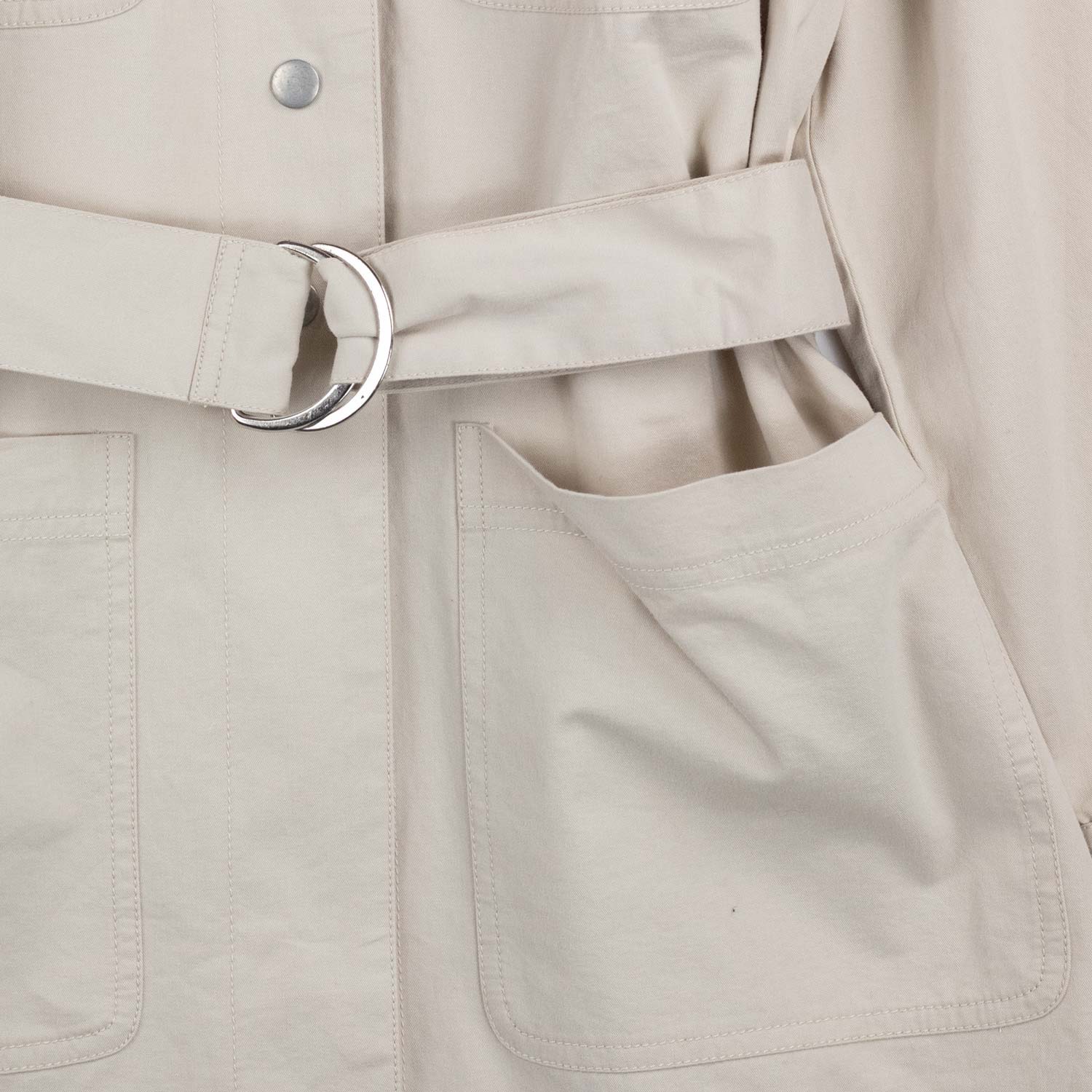 Sea NY ADELE SPORTSWEAR BELTED JACKET, Oat - Image 3