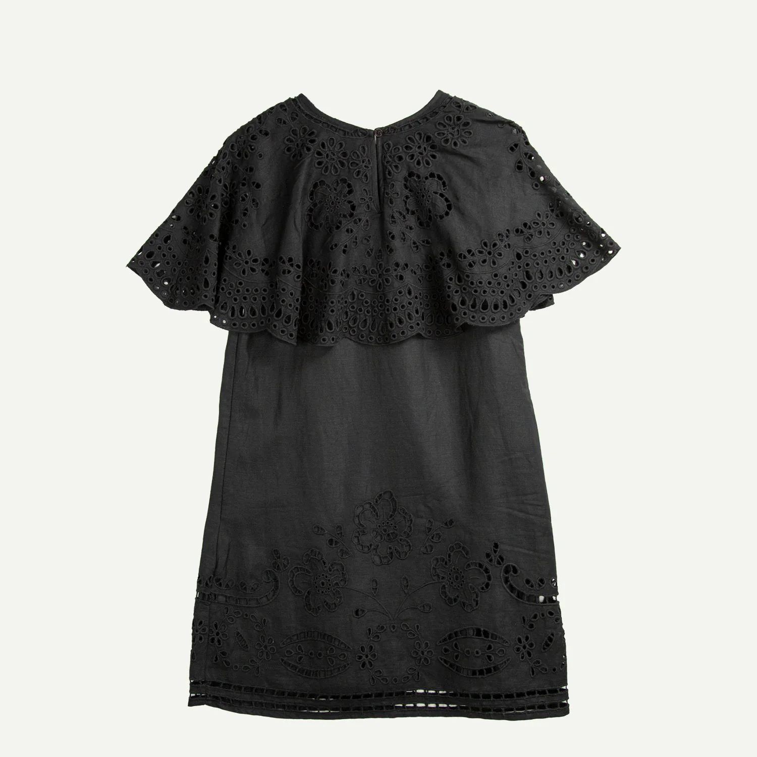 Sea NY LULA EMBROIDERY SLEEVELESS MINI DRESS, Black - Image 5