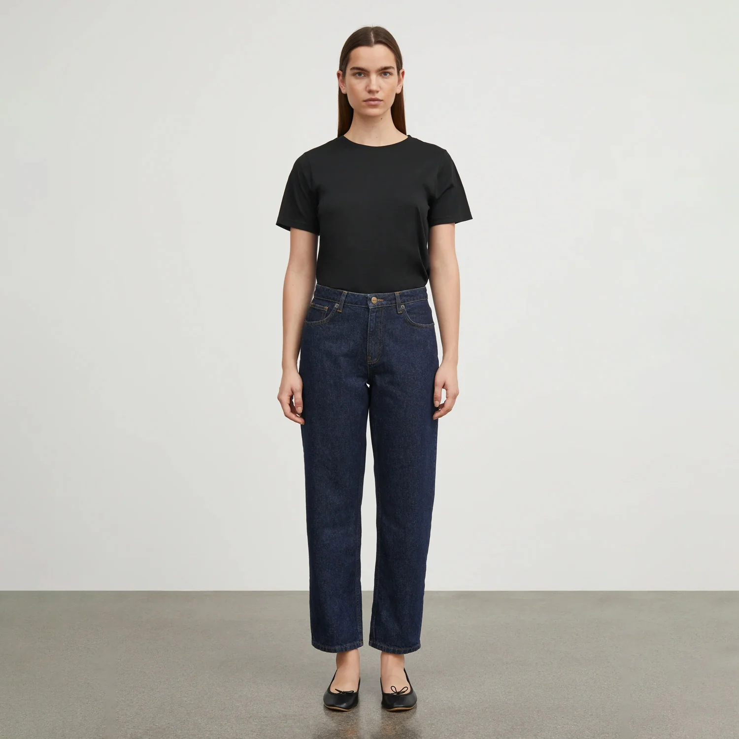 Skall Studio ALLISON CROPPED JEANS, Indigo Blue - Image 2