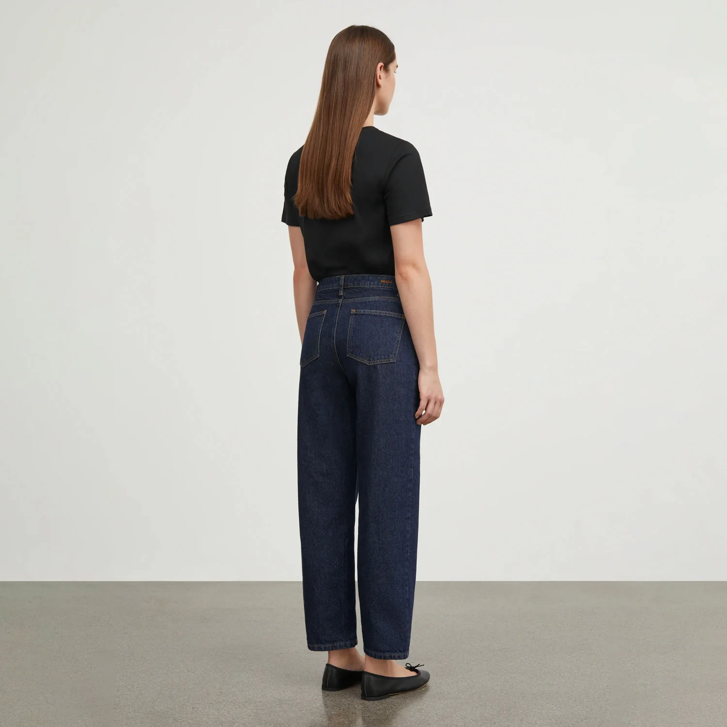 Skall Studio ALLISON CROPPED JEANS, Indigo Blue - Image 3