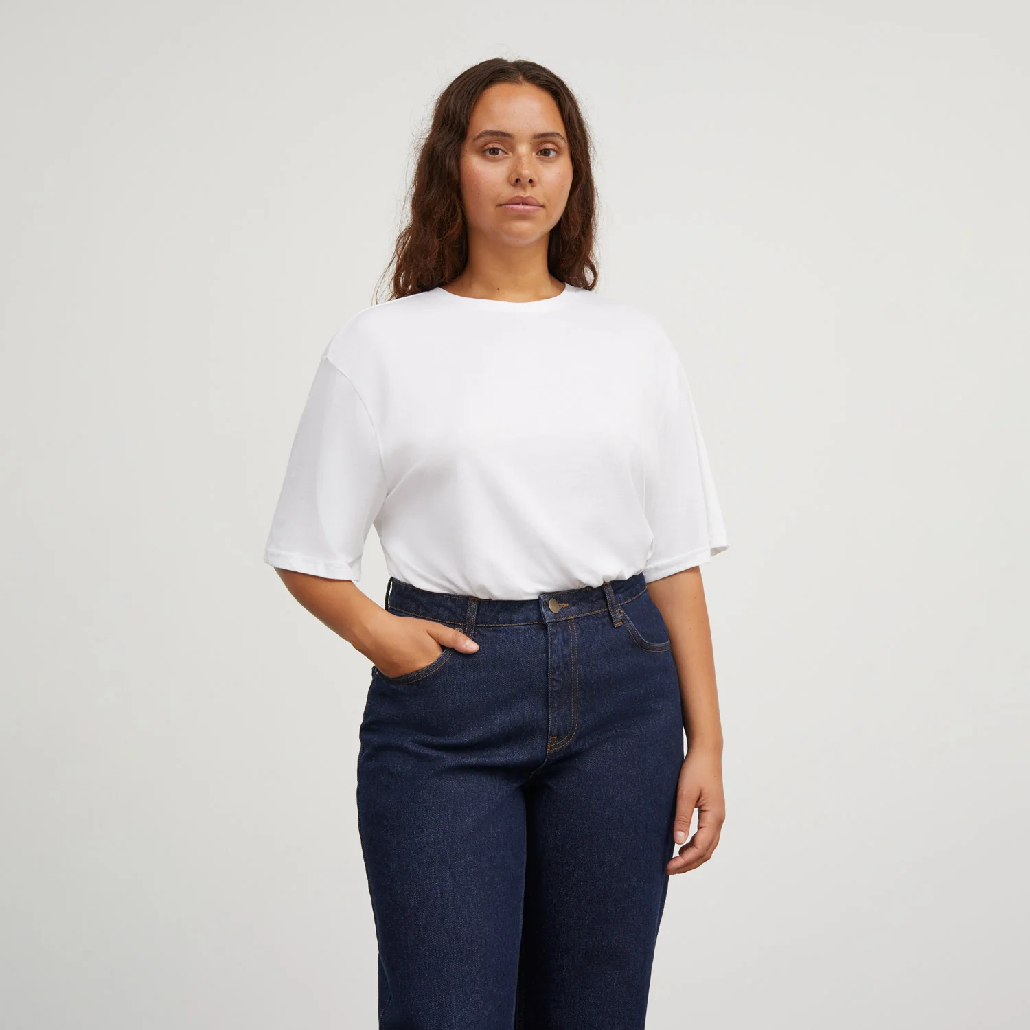 Skall Studio ANDY OVERSIZE TEE, Optic White - Image 4