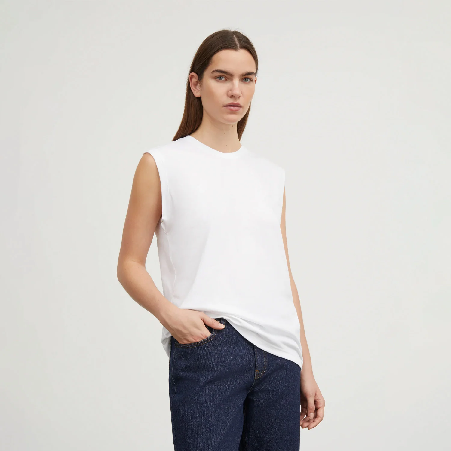 Skall Studio ANDY TOP, Optic White - Image 2