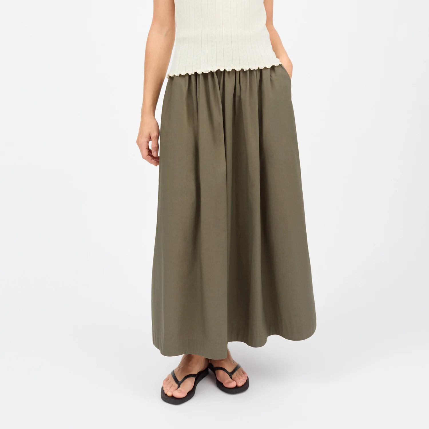 Skall Studio DAGNY SKIRT, Khaki - Image 2