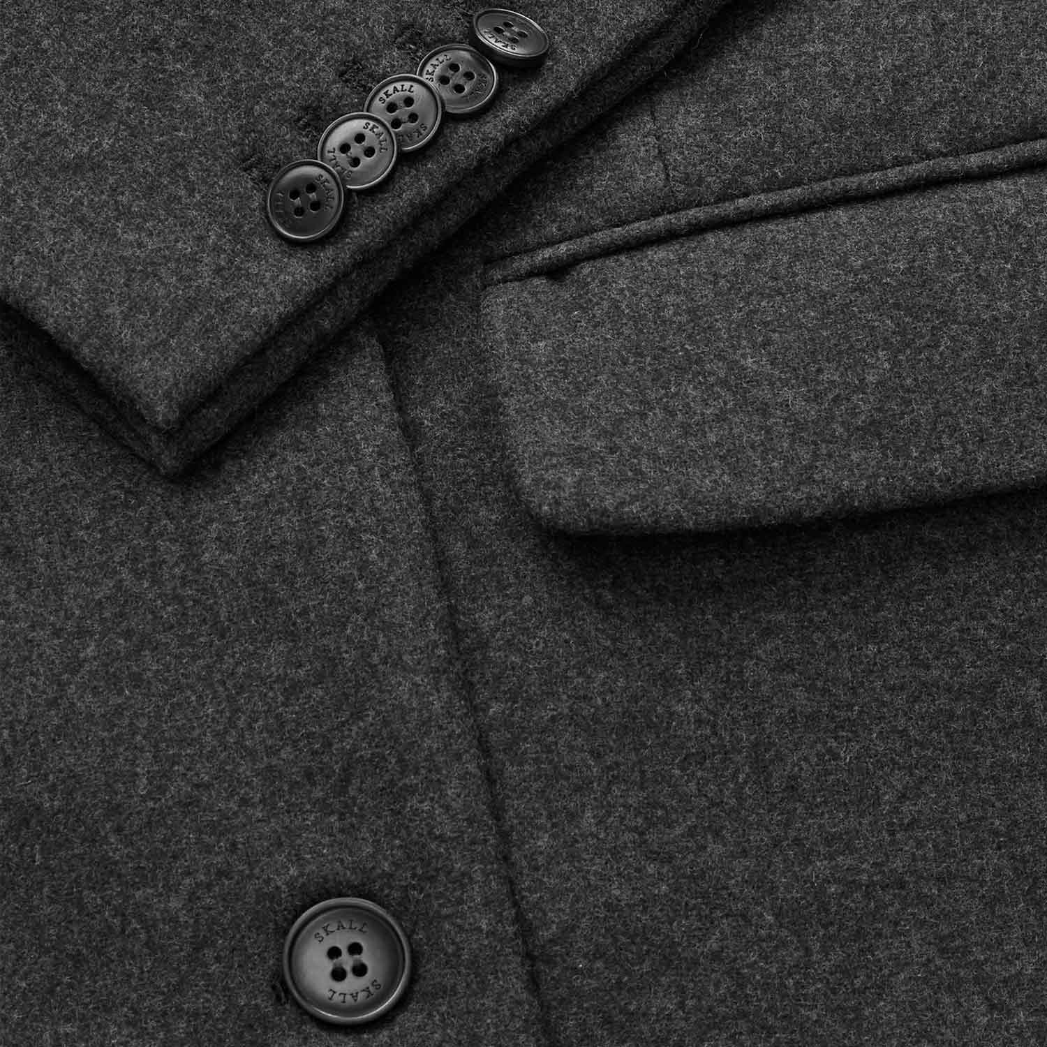 Skall Studio DAVID COAT DARK, Grey Melange - Image 2