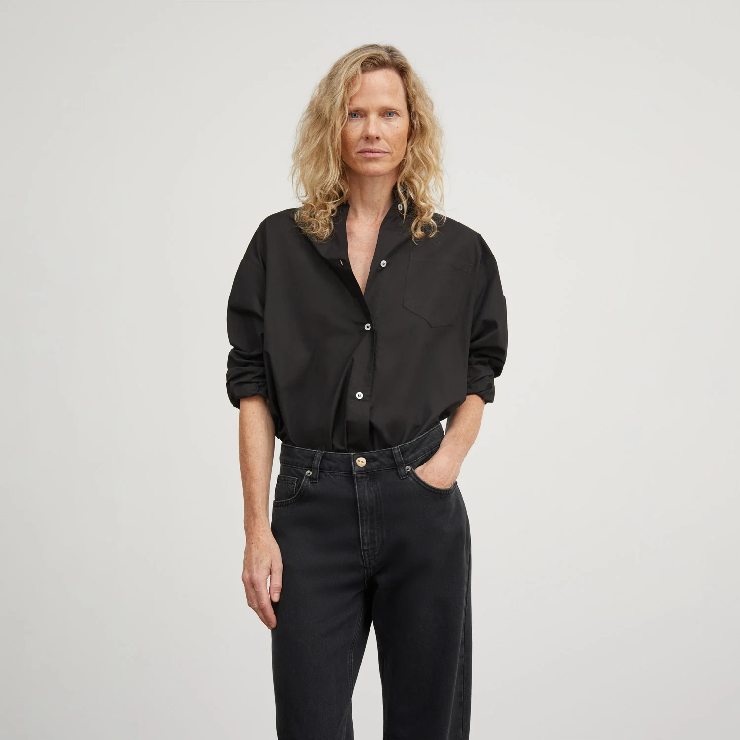 Skall Studio EDGAR SHIRT, Black - Image 4
