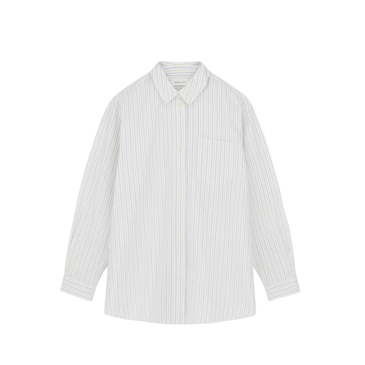 Skall Studio EDGAR SHIRT, Yellow/Blue Stripe