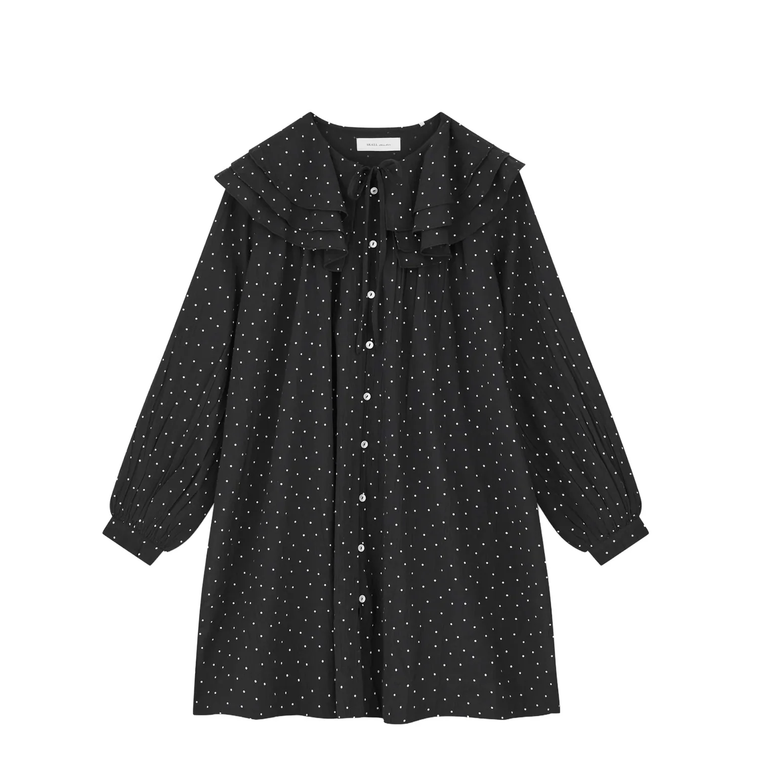 Skall Studio LILOU DRESS, Black/White Dot