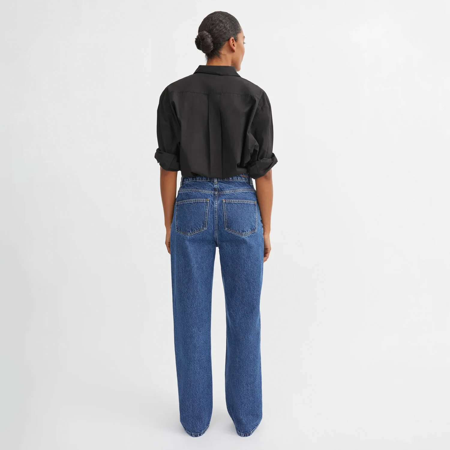 Skall Studio MADDY STRAIGHT JEANS, Mid Blue - Image 3