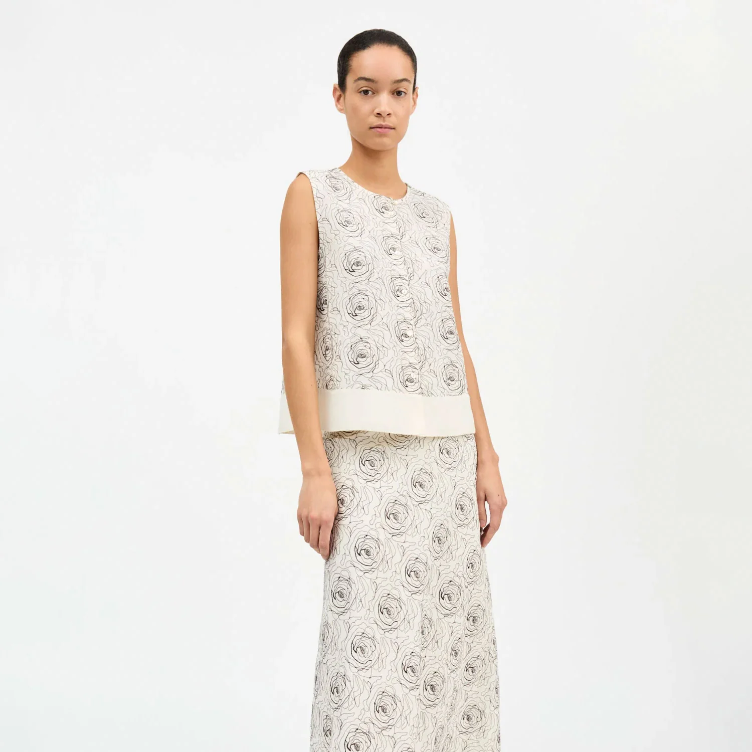 Skall Studio MOLLIE TOP, Ecru - Image 2