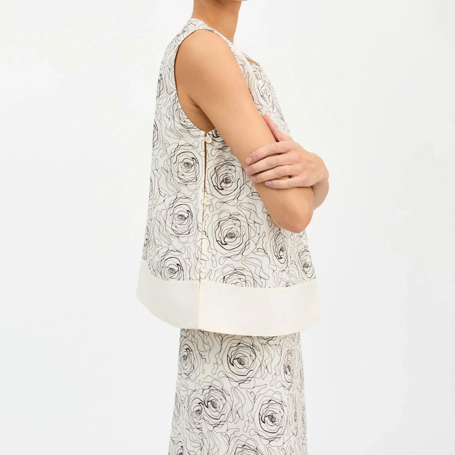 Skall Studio MOLLIE TOP, Ecru - Image 3