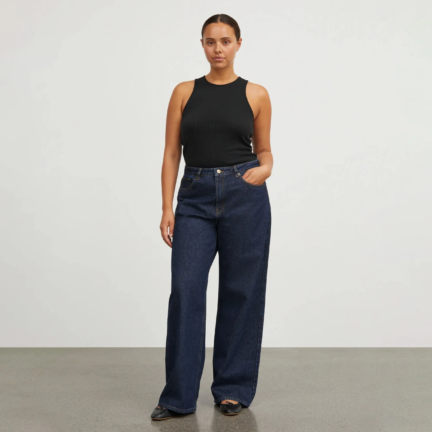 Skall Studio WILLOW WIDE JEANS, Indigo Blue - Image 2
