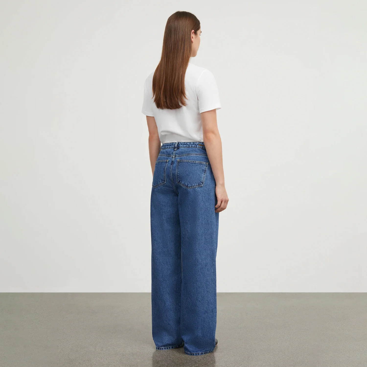 Skall Studio WILLOW WIDE JEANS, Mid Blue - Image 3