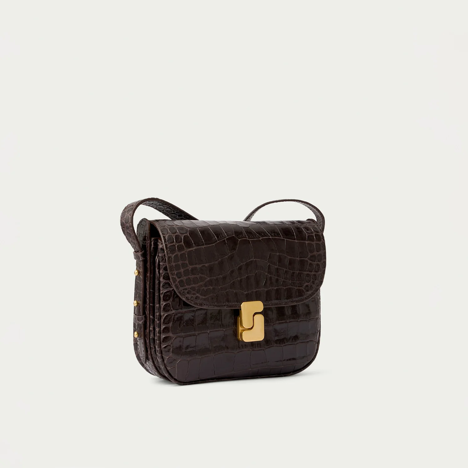 Soeur BELLISSIMA MINI, Dark Brown Crocodile - Image 2