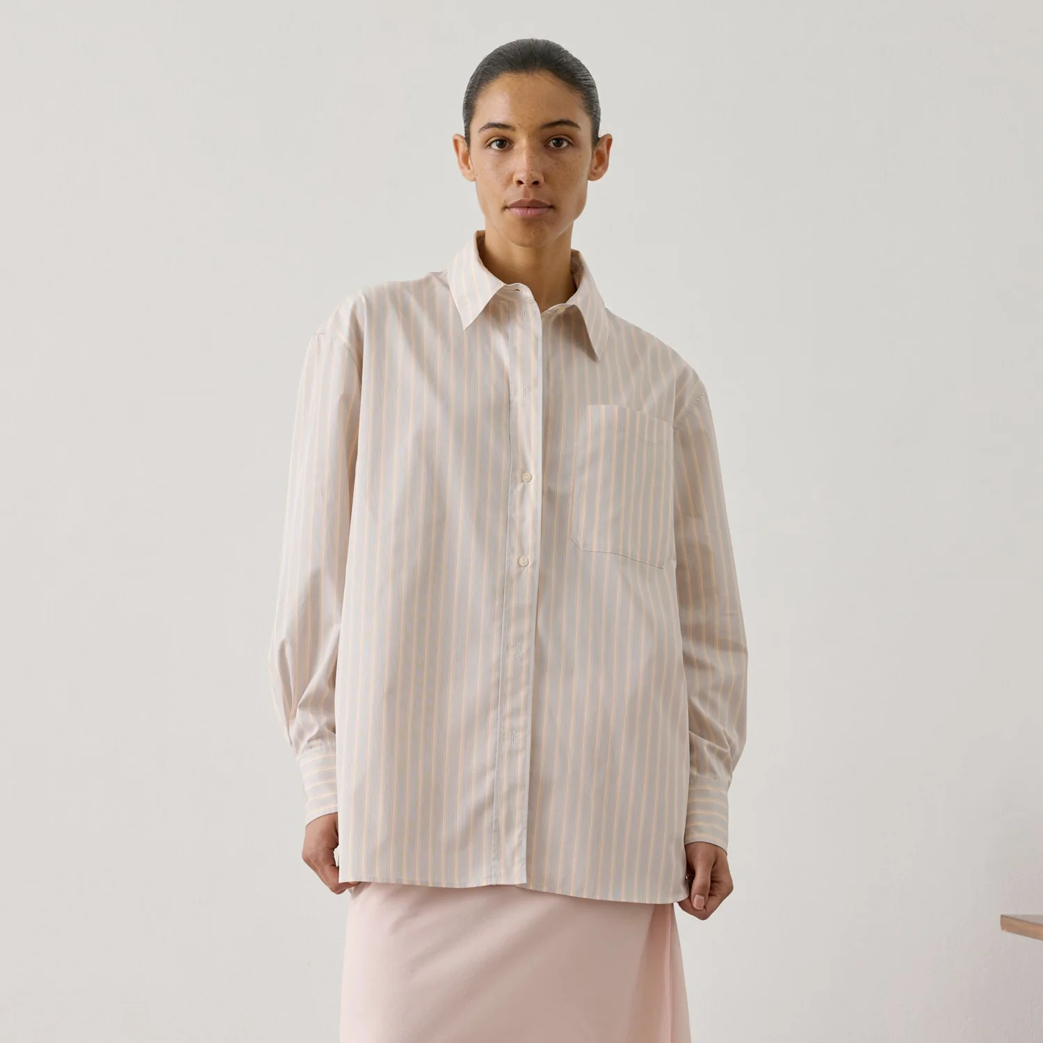 Soeur CARLOTTA SHIRT, Orange/Grey - Image 2