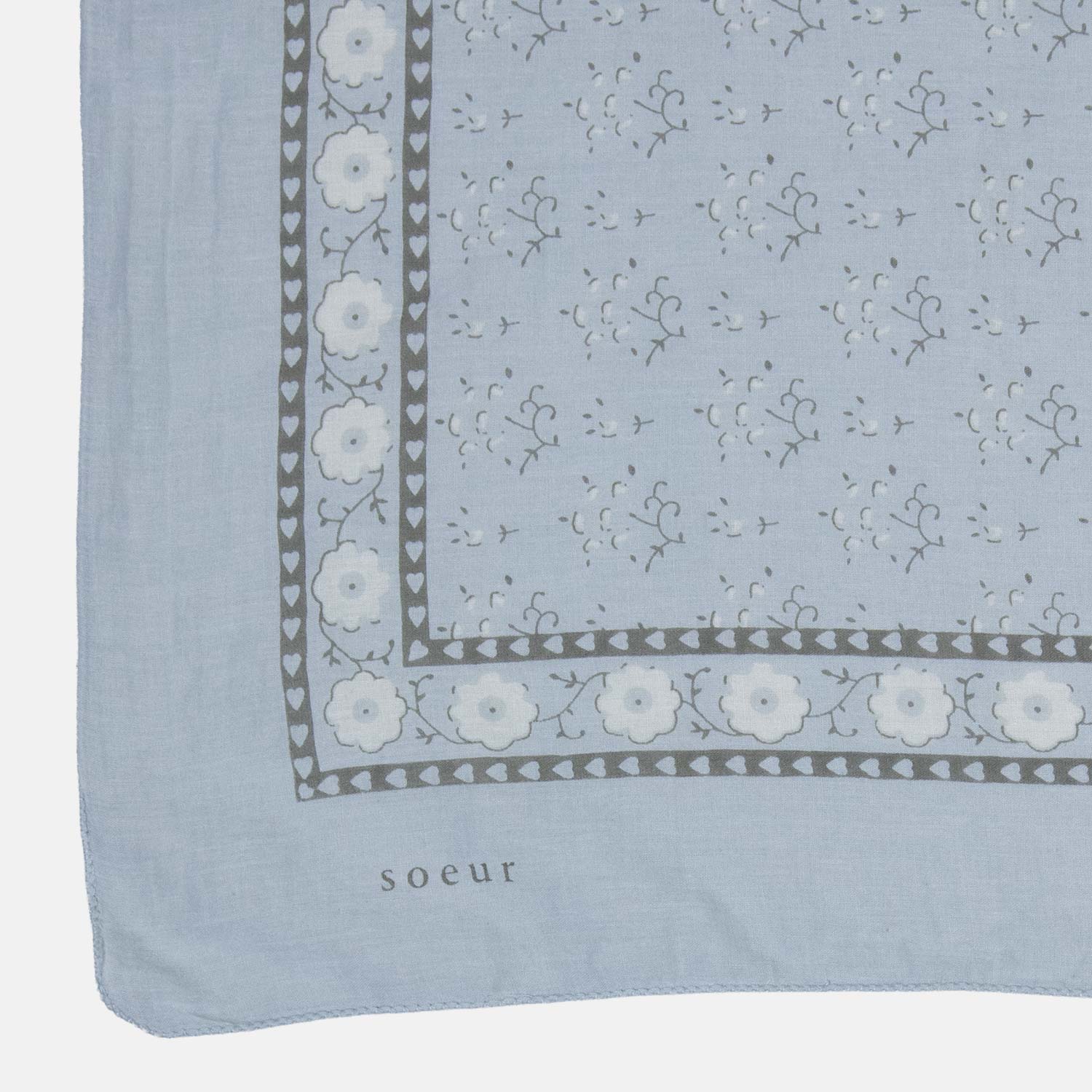 Soeur FOULARD CLASSIQE SCARF, Gris Clair - Image 2