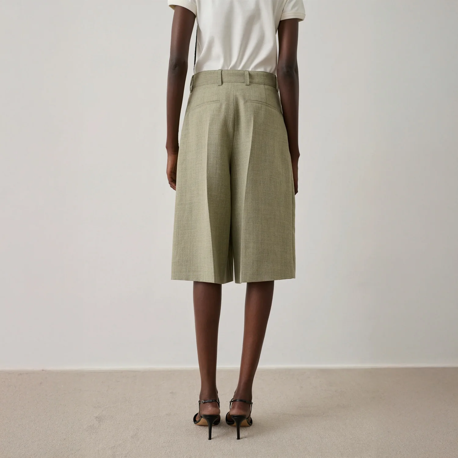 Soeur IMOGEN BERMUDA SHORTS, Almond - Image 3