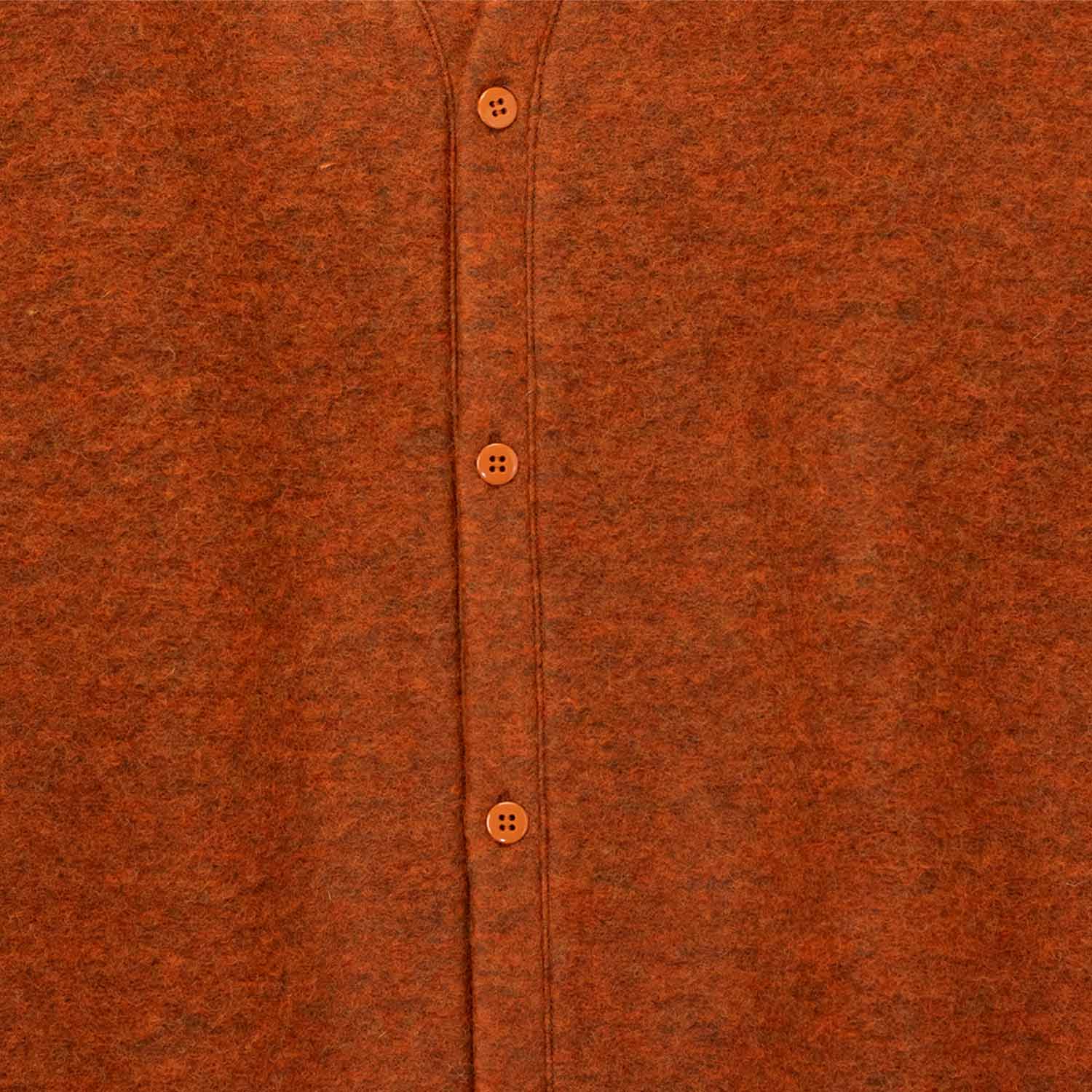 South2 West8 S.S. V NECK CARDIGAN, Orange - Image 3