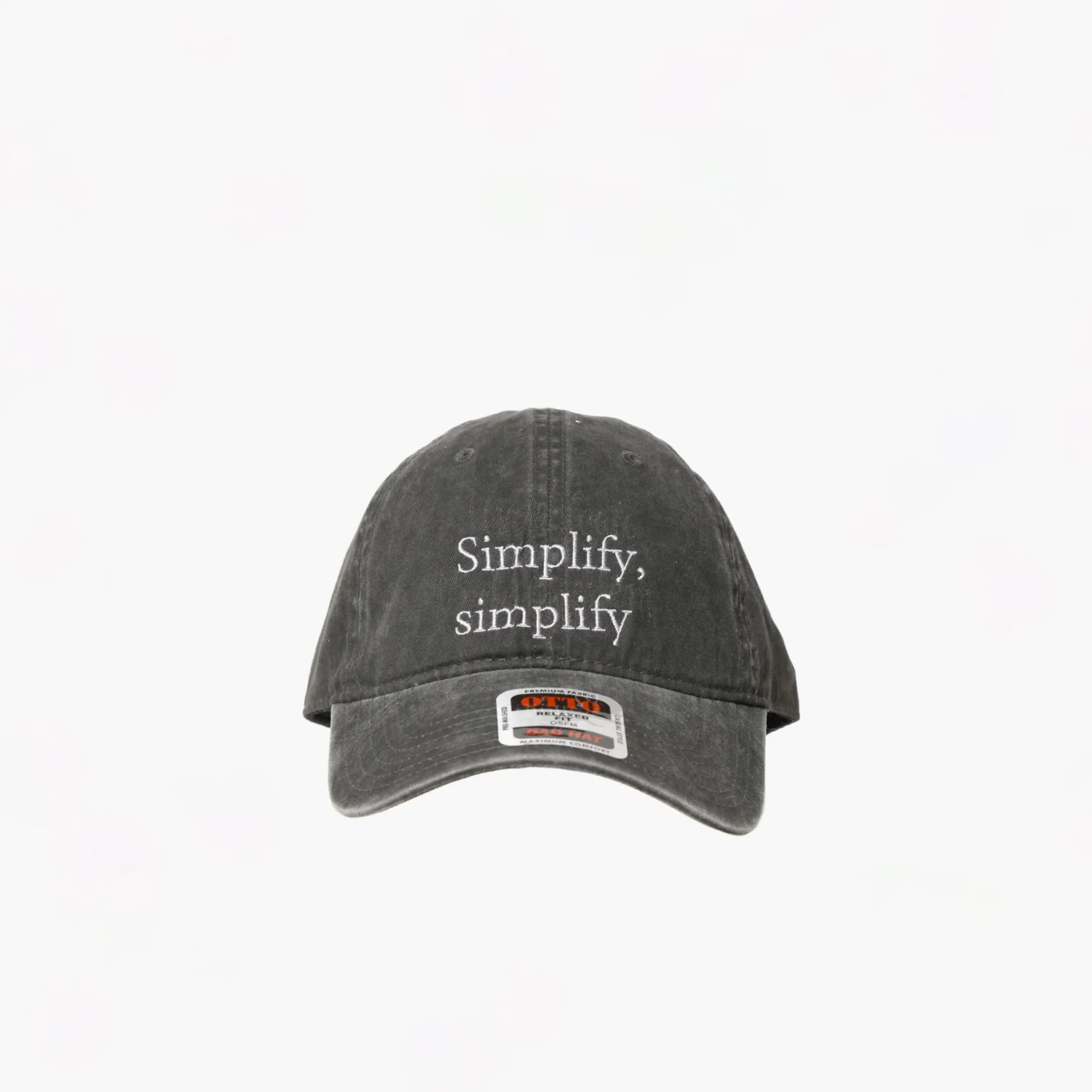 South2 West8 STRAP BACK CAP, Black - Image 2